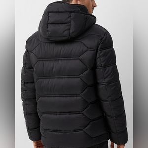 Geometric Puffer Jacket Medium